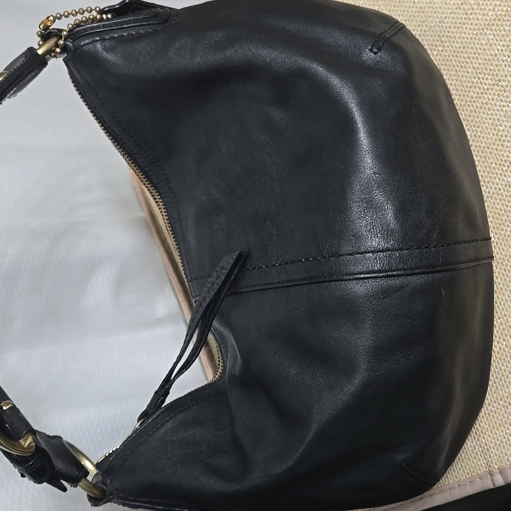 SALE* Coach Soho Black Leather Hobo Bag 11828 EUC - Picture 16 of 16